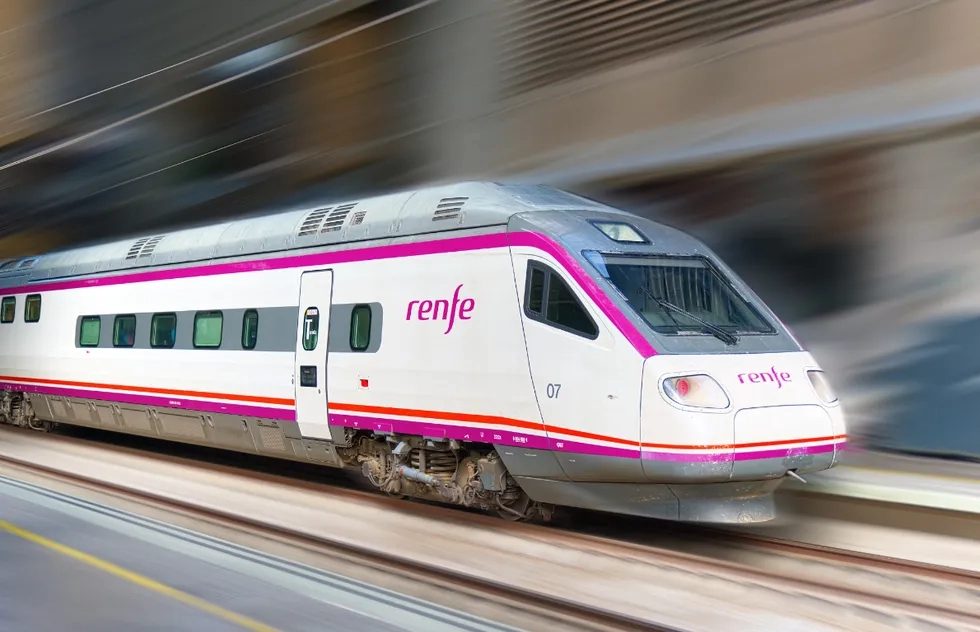Renfe train in Spain