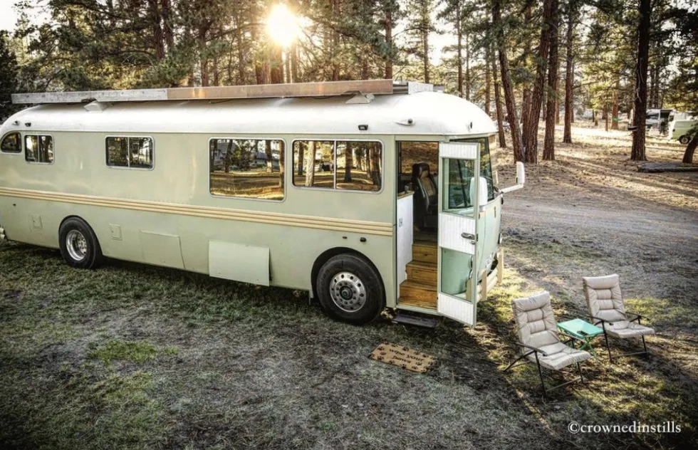 Renovated 1954 school bus