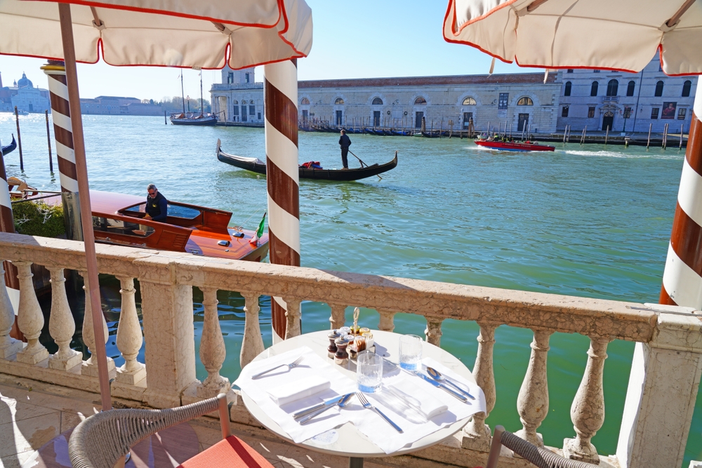 A restaurant in Venice