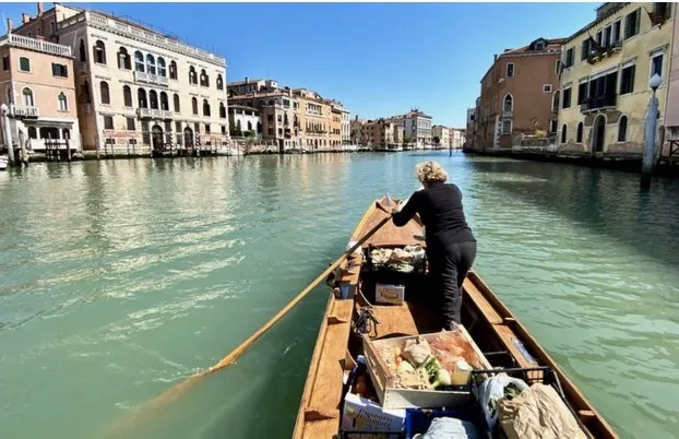 Row Venice, Venice, Italy, Gondola
