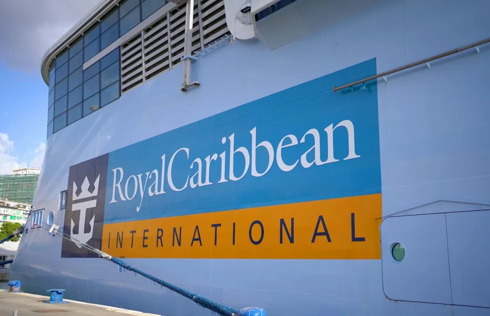 Royal Caribbean International log on the Odyssey of the Seas cruise ship