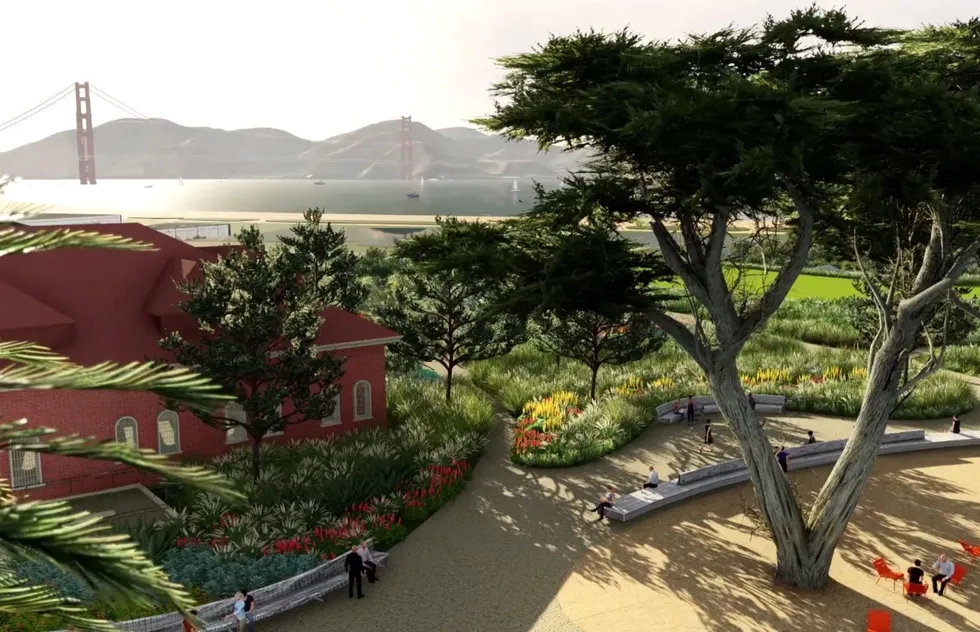 Renderings of Presidio Tunnel Tops in San Francisco