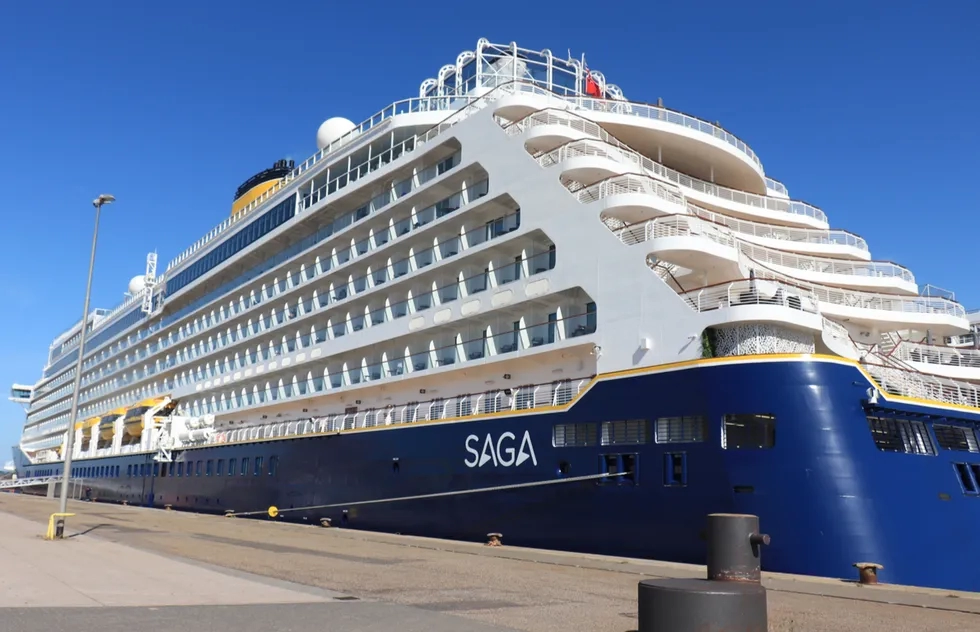 "Spirit of Discovery" ship, operated by Saga Cruises