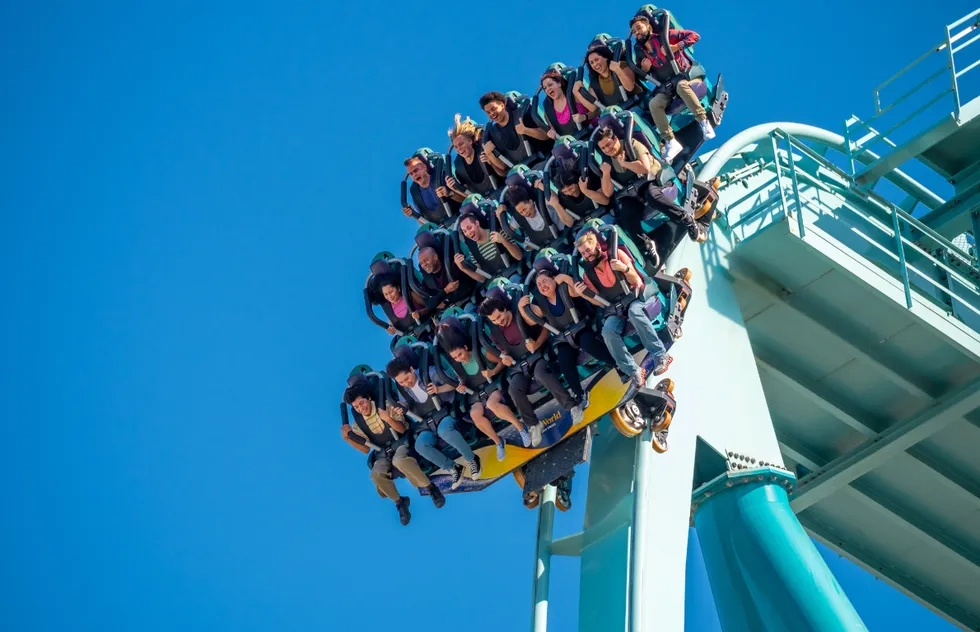 Emperor roller coaster at SeaWorld San Diego