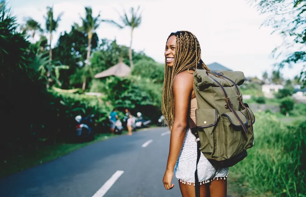Solo female traveler