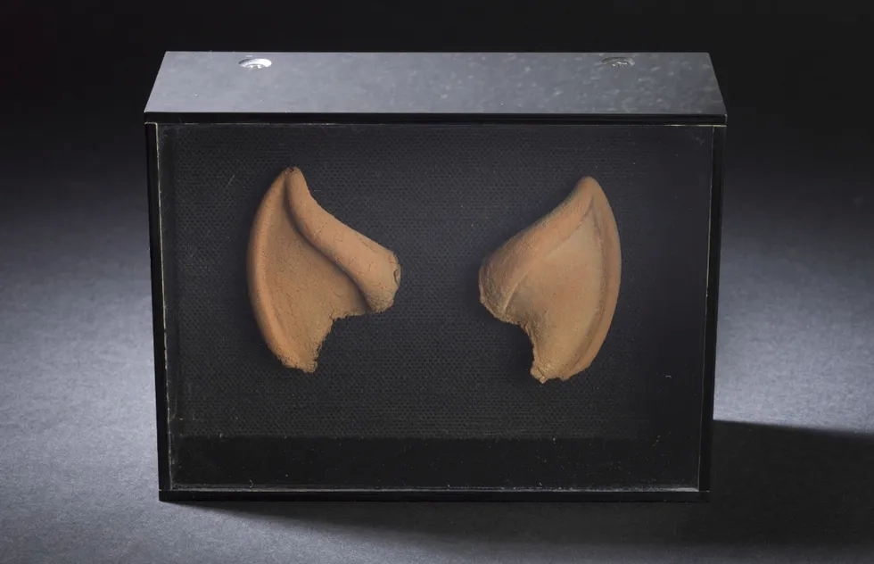 Mr. Spock ears from Star Trek at the Smithsonian's National Air and Space Museum in Washington, D.C.