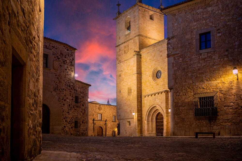 Square Caceres Spain