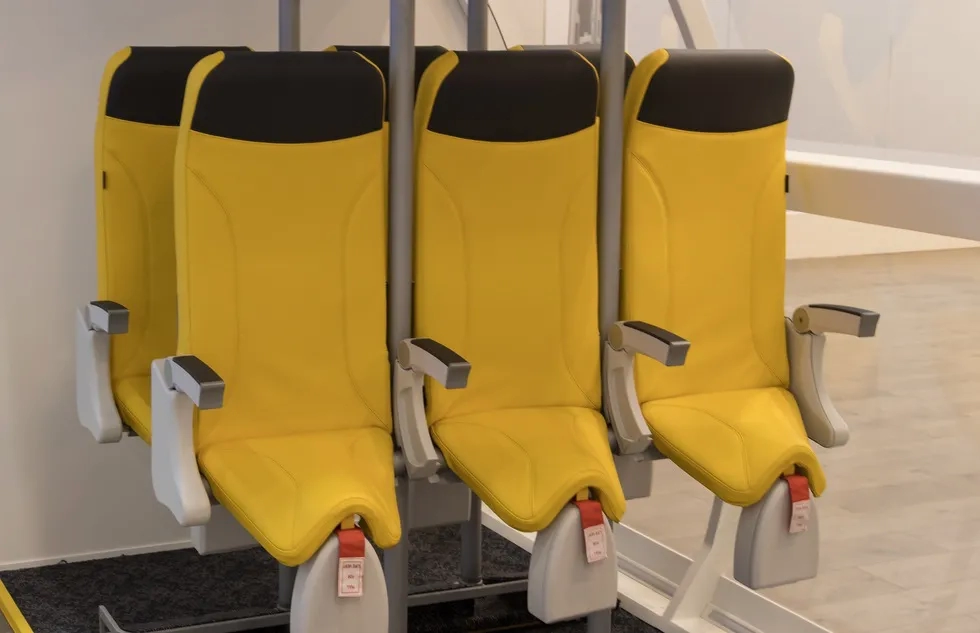 Standup airplane seats