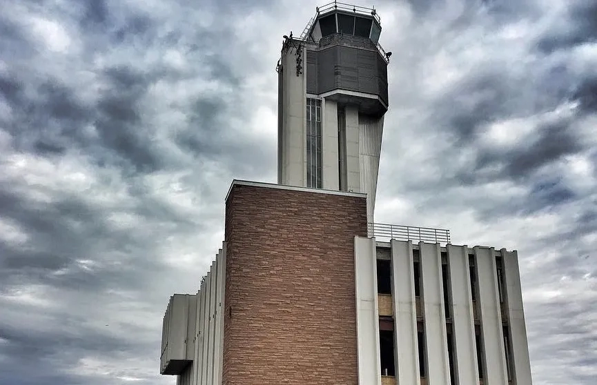 Tower at Denver's Stapleton International Airport in 2016