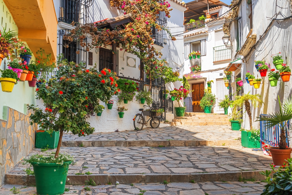 Street in Estepona, Costa Del Sol, Spain