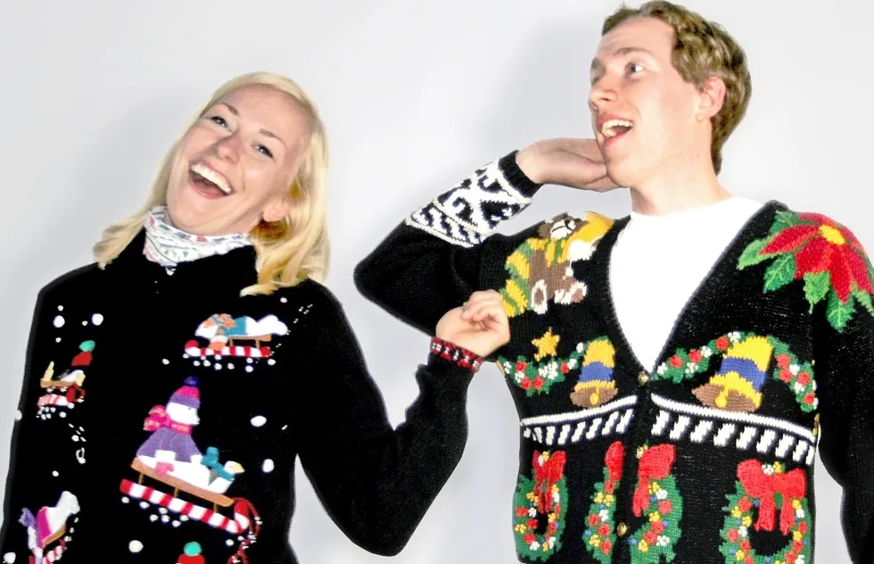 Festive holiday sweaters