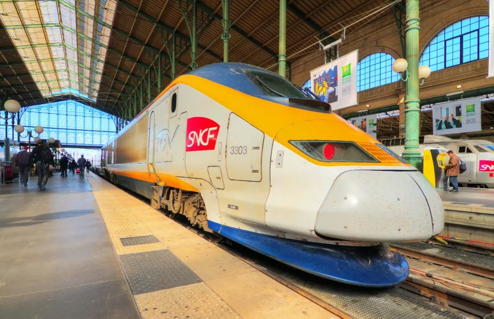 TGV train in Paris