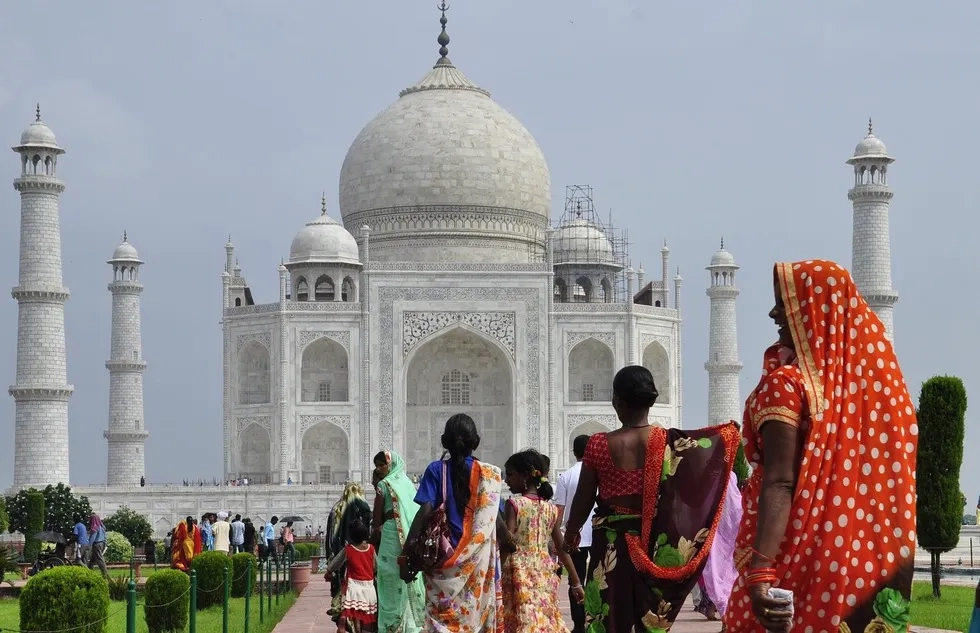 The Taj Mahal in Agra, India