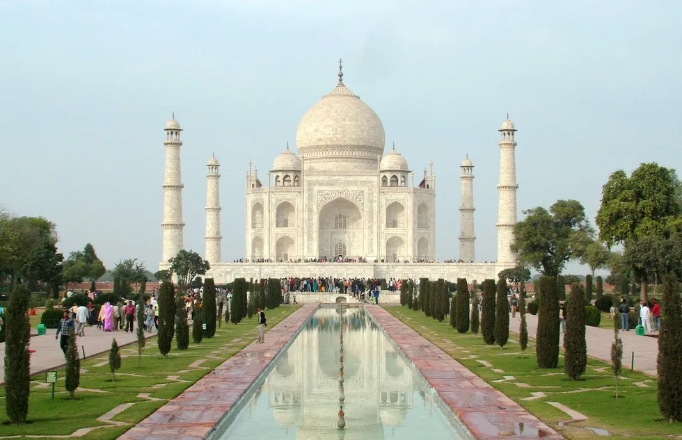 The Taj Mahal in Agra, India