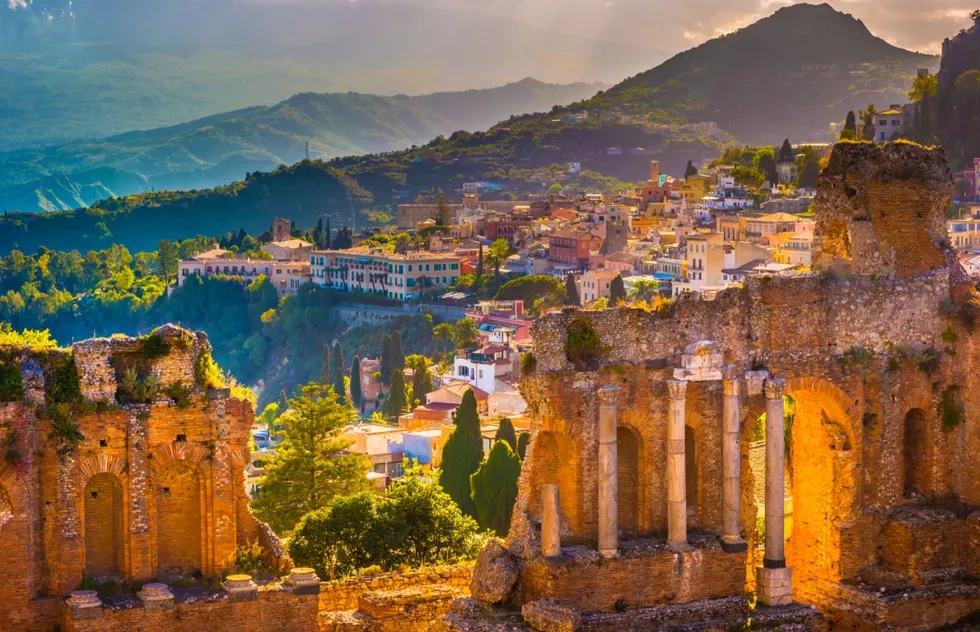 Teatro Antico in Taormina, Sicily