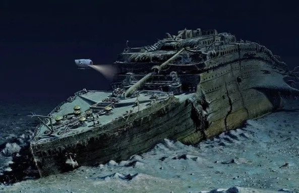 Titanic shipwreck site