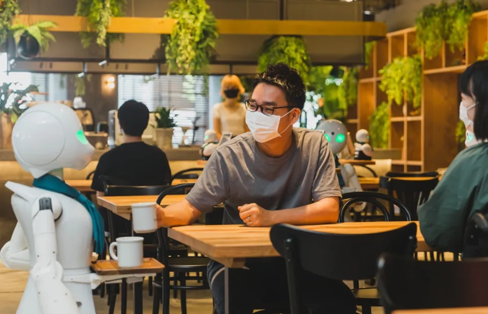 Dawn Avatar Robot Cafe in Tokyo