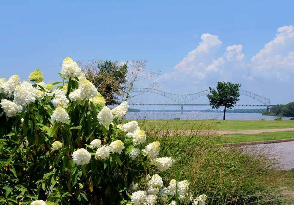 Tom Lee Park, Memphis, DeSoto Bridge, Tennessee