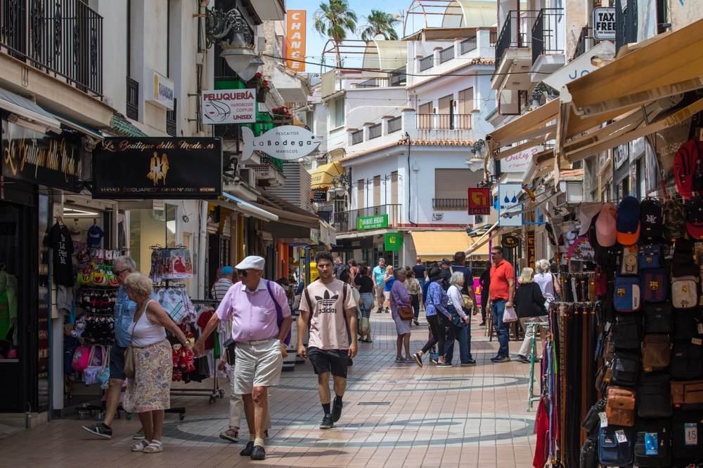 Torremolinos, street, Costa del Sol, Spain