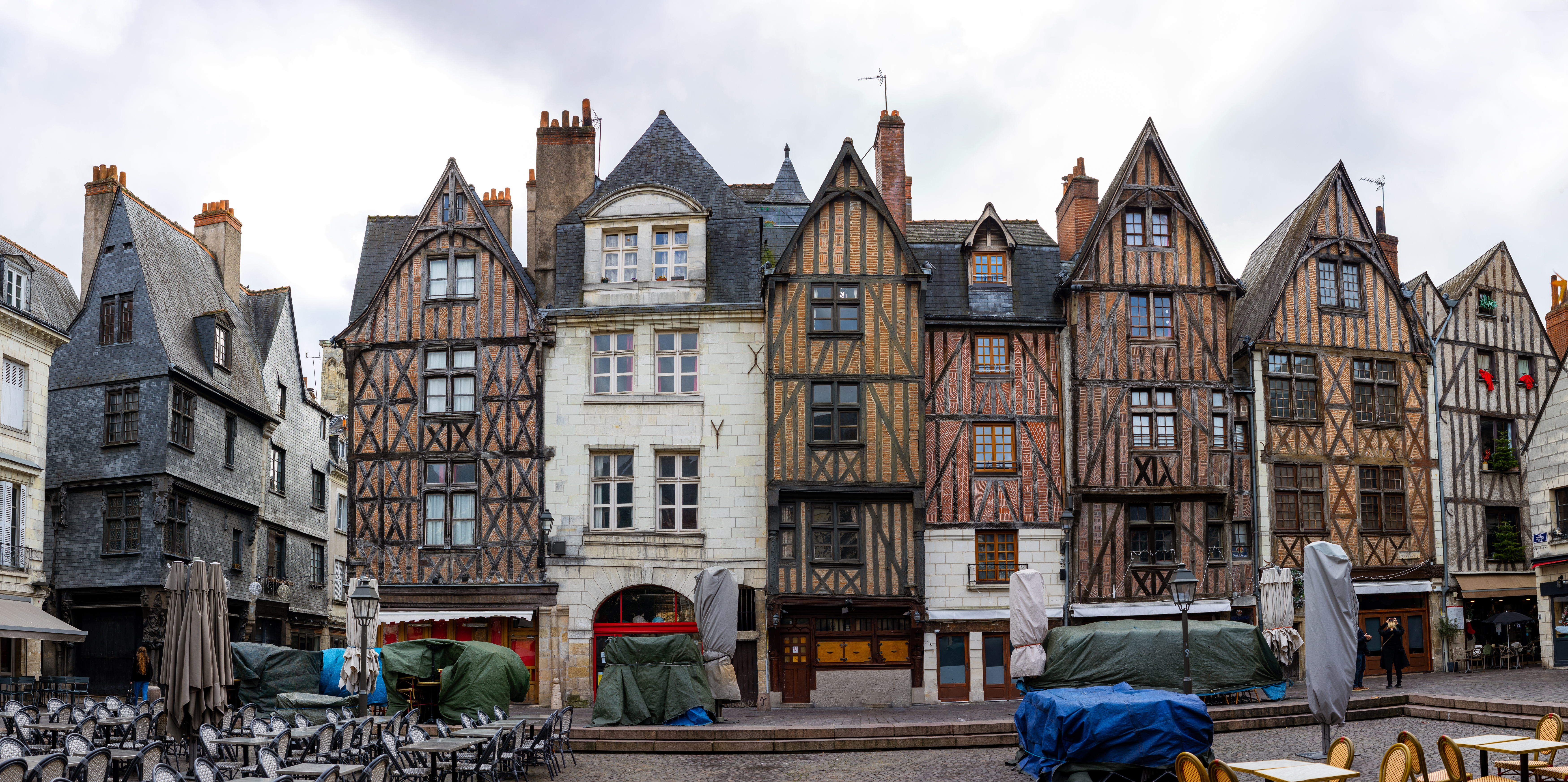 Plumereau Square, Tours, France