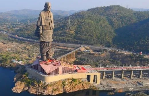 The Statue of Unity in Gujarat, India