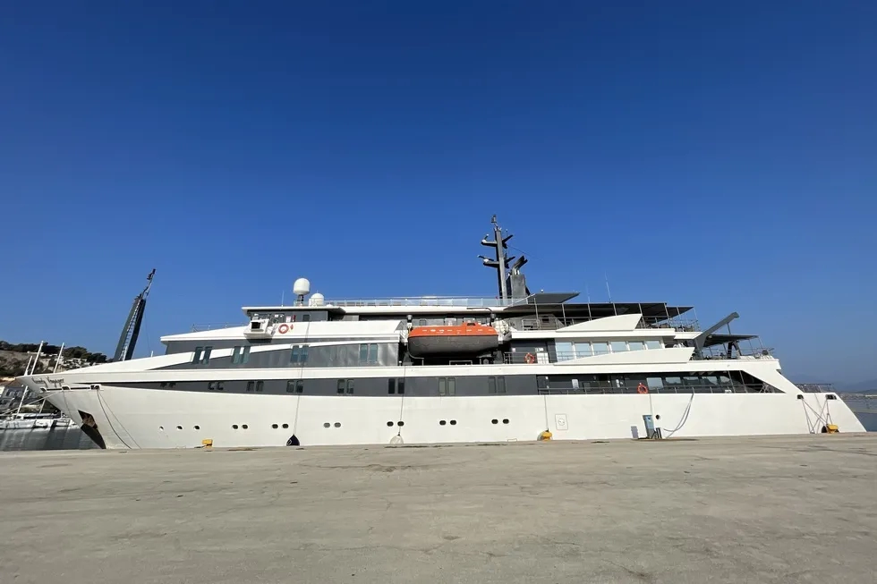 Variety Voyager cruise ship at dock