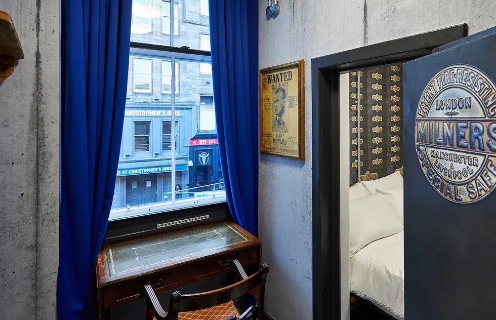Vault room at Edinburgh Old Town Hostel, part of the St. Christopher's Inn chain