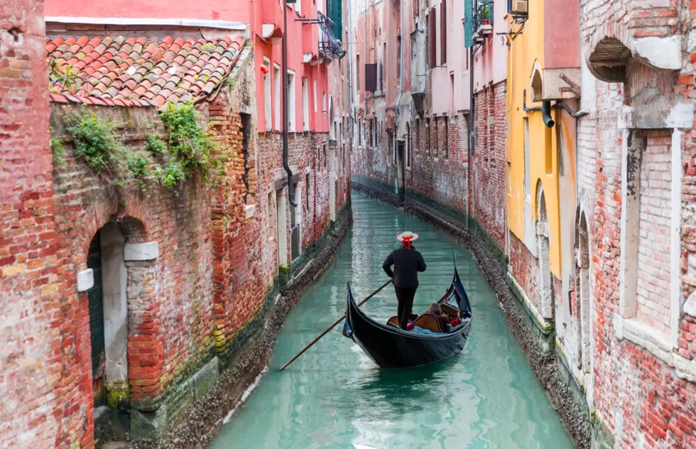 Gondolier in Venice, Italy