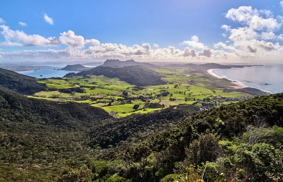 View from the Te Whara Track, New Zealand
