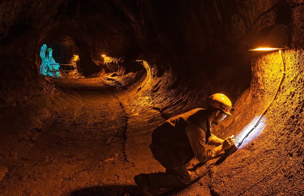 Nāhuku-Thurston Lava Tube at Hawaii Volcanoes National Park on the Big Island