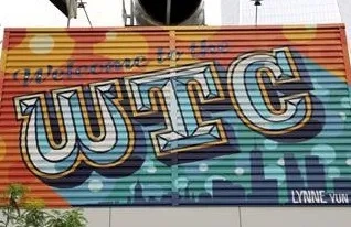 World Trade Center mural in New York City