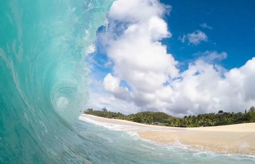 Haleiwa on Oahu in Hawaii