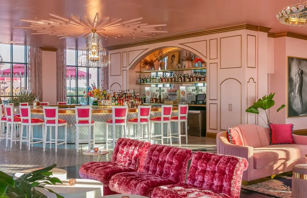 White Limozeen rooftop bar at the Graduate Nashville hotel
