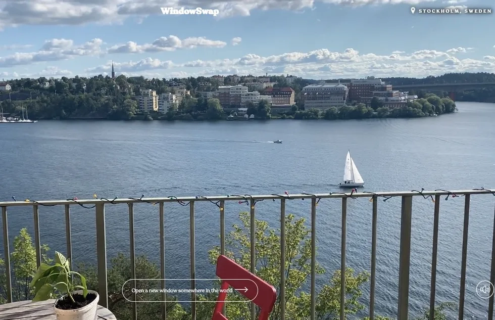 Window Swap, Stockholm, Sweden, Europe