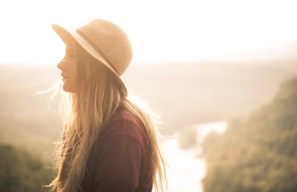 Female traveler
