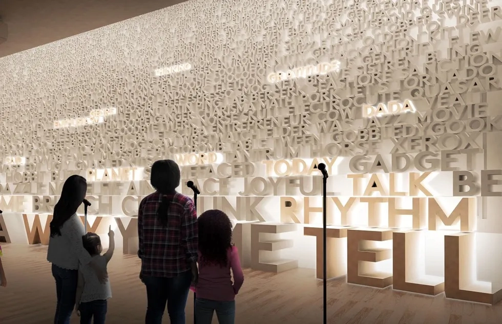 Rendering of Planet Word museum in Washington, D.C.