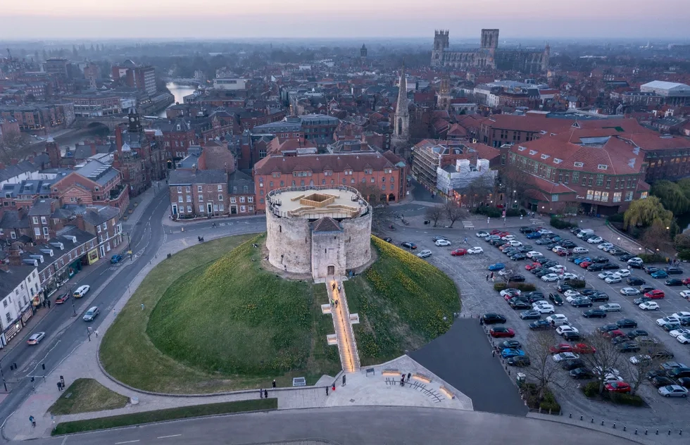 Clifford's Tower in York, England