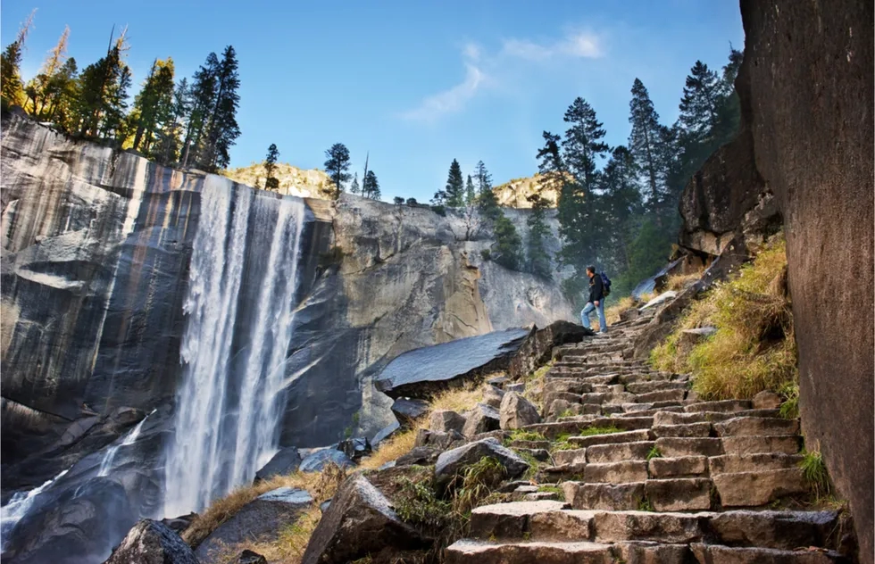 Yosemite National Park, California, Waterfall, National Park, Travel, Vacation, Nature, Outdoors