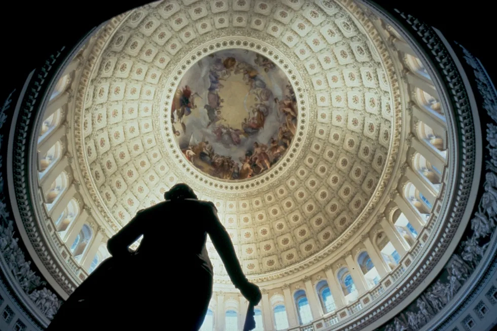 US Capitol dome interior