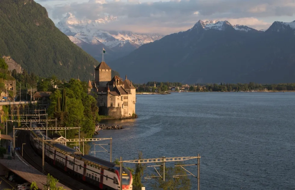 Chillon Castle, Lake Geneva, Montreux, Switzerland
