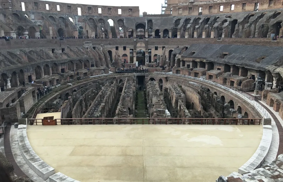 Interior of Colosseum, Rome