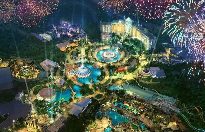 Epic Universe theme park concept art, 2019
