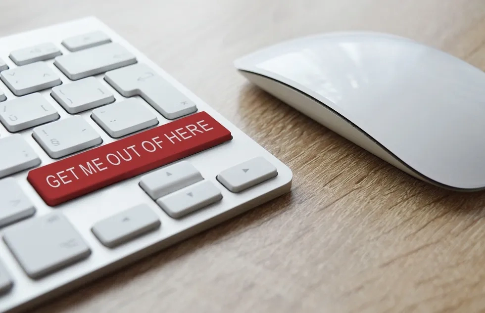 Get Me Out of Here key on keyboard