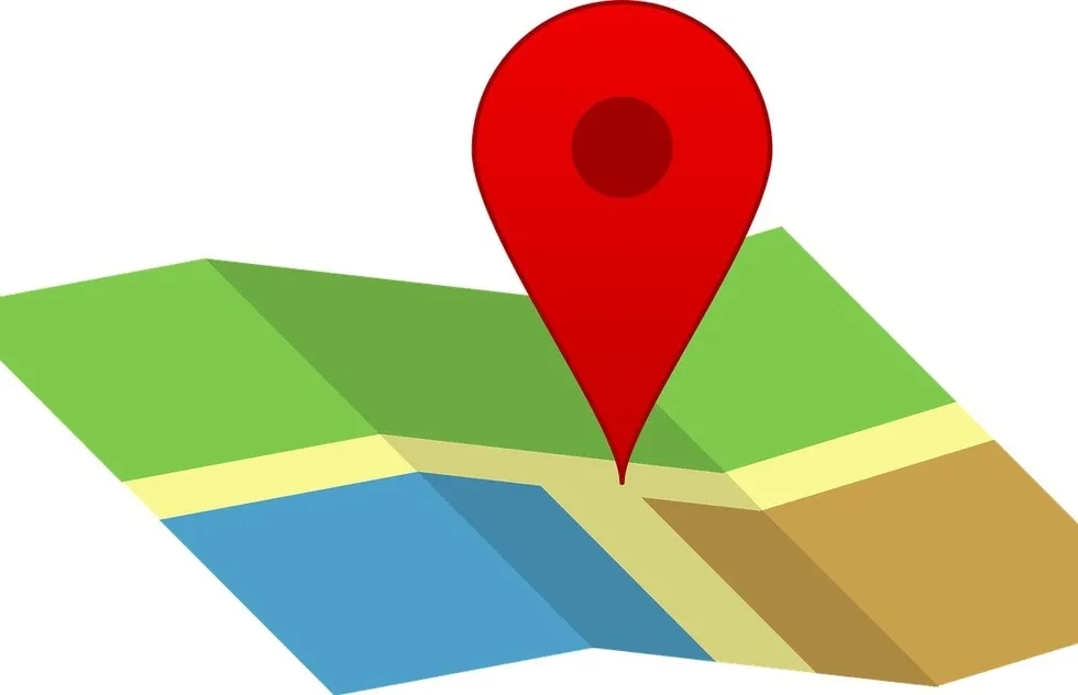 illustration of map locator cursor on map