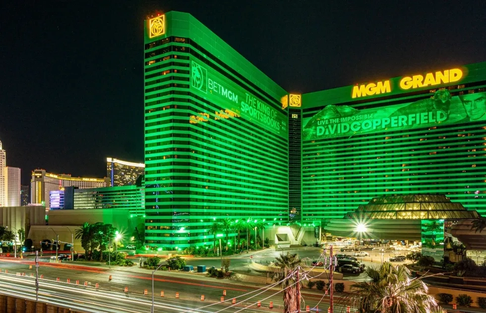 MGM Grand Las Vegas at night