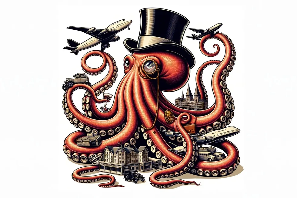 monopoly octopus (illustration)