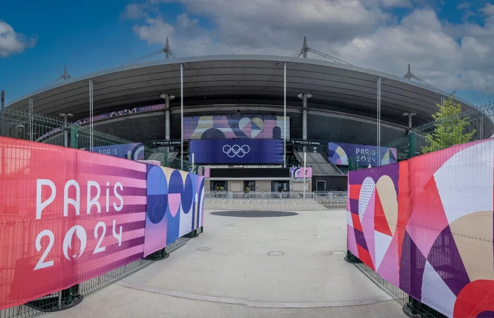 Paris Olympics stadium before the Summer Games of 2024