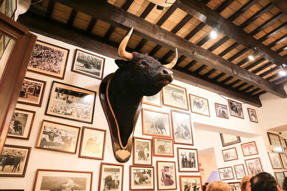 Restaurant, San Lucar de Barrameda, Andalucia, Spain