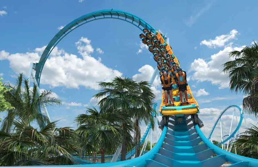 Pipeline the Surf Coaster at SeaWorld Orlando