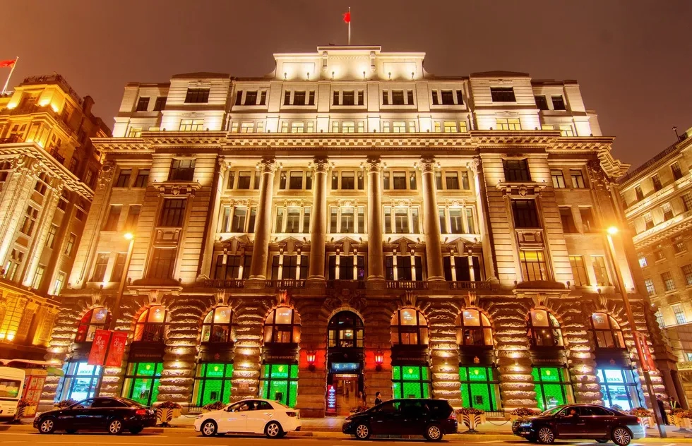 Shanghai bund at night
